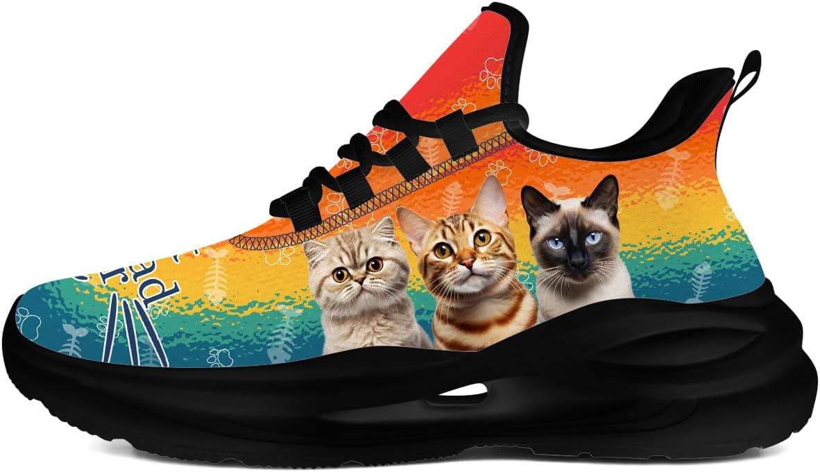 Женские кроссовки с принтом кошки, спортивные для бега, тенниса и ходьбы Generic, 3107 Colorful
Женские кроссовки с принтом кошки, спортивные для бега, тенниса и ходьбы Generic, 3107 Colorful