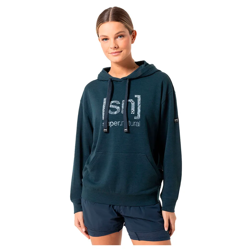 Худи Super.natural Arabesque, синий 
Худи Super.natural Arabesque, синий