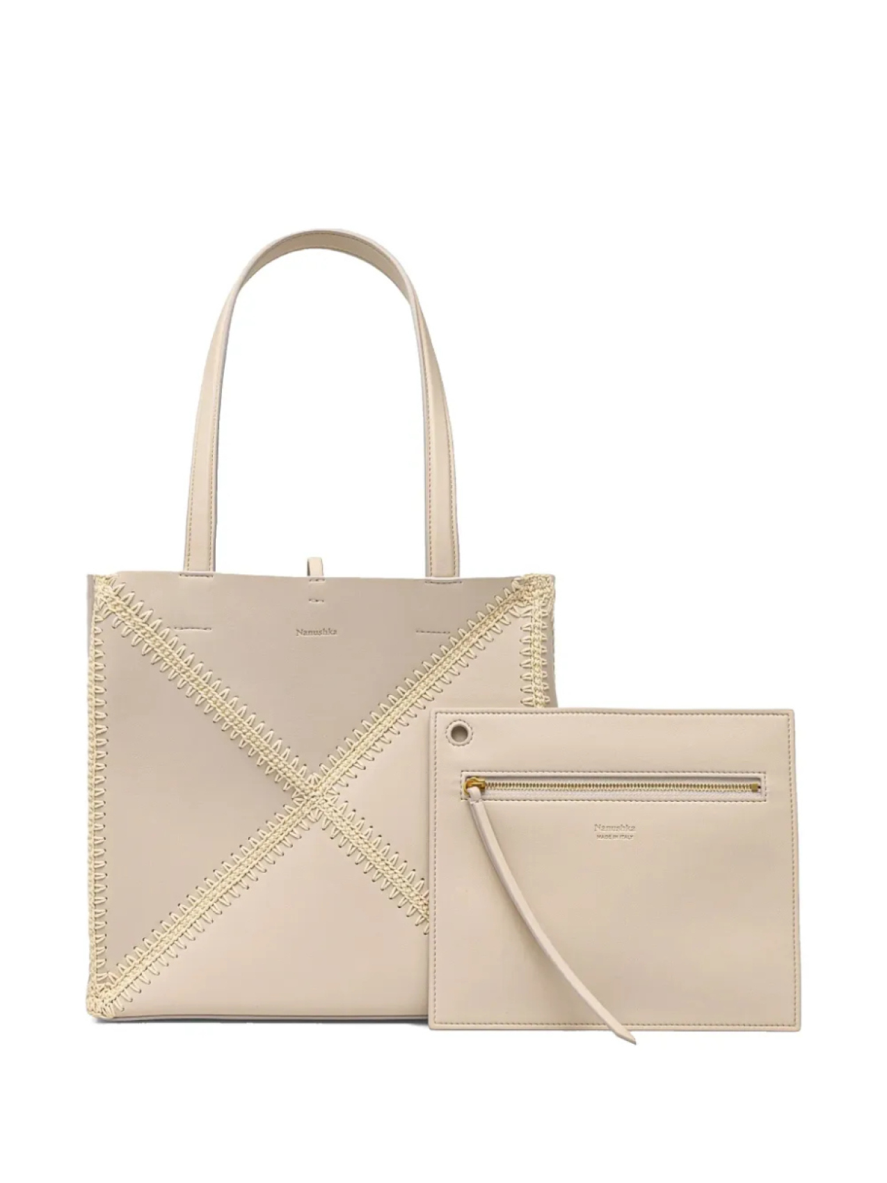 Нанушка Сумка-тоут «Оригами» Nanushka, нейтральный
Нанушка Сумка-тоут «Оригами» Nanushka, нейтральный