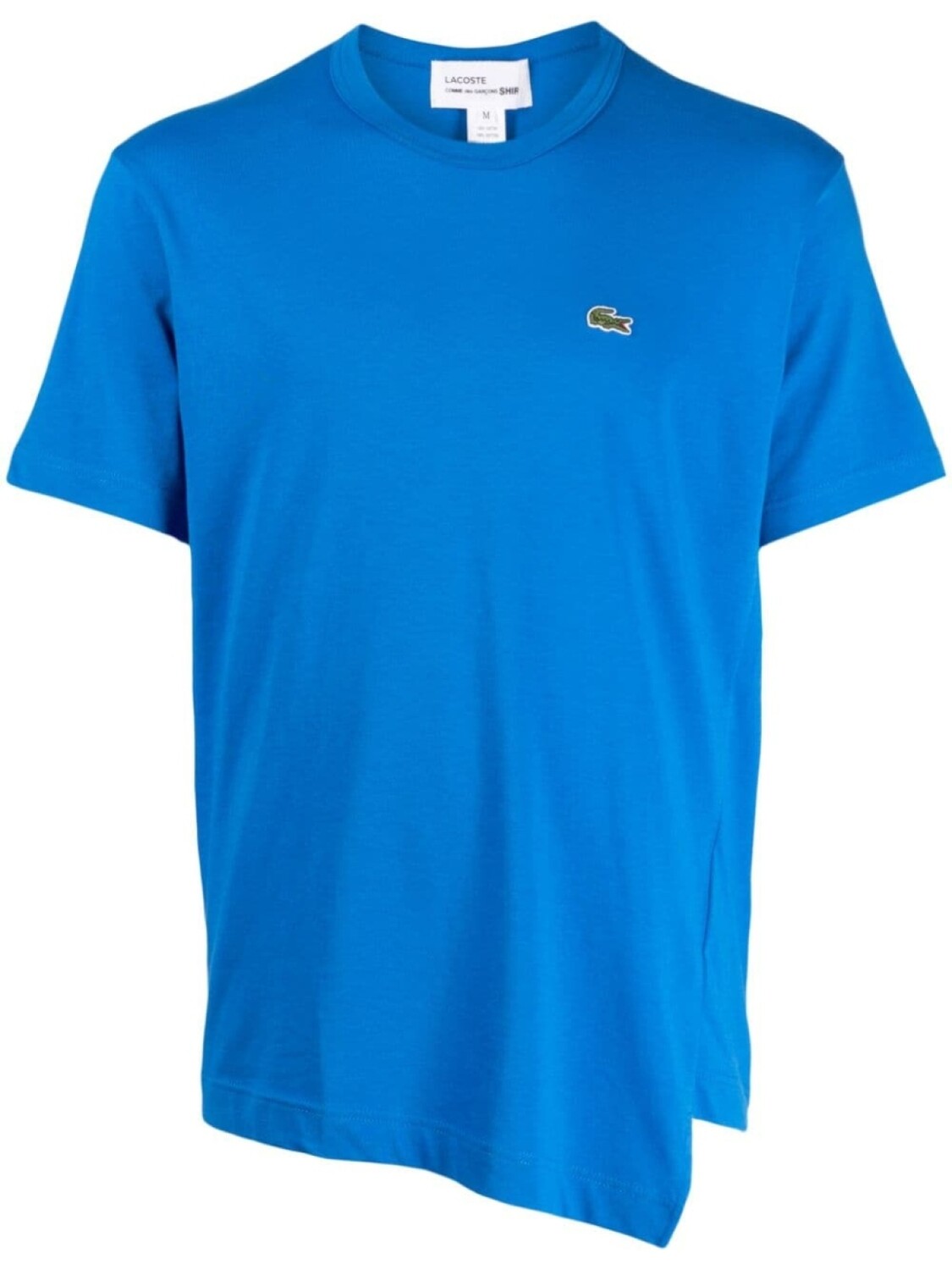 Comme Des Garçons Shirt футболка асимметричного кроя из коллаборации с Lacoste, синий
Comme Des Garçons Shirt футболка асимметричного кроя из коллаборации с Lacoste, синий