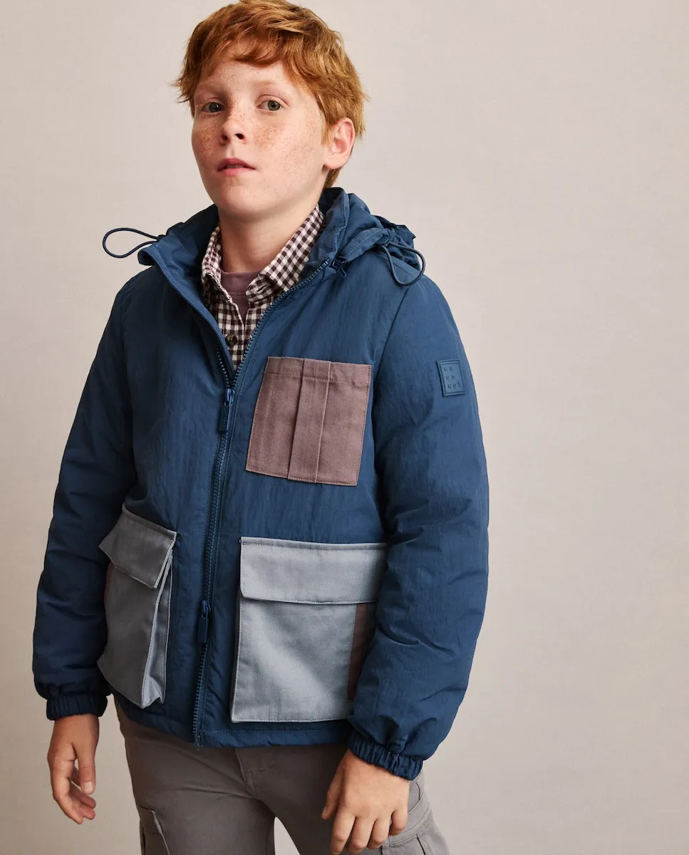 Пальто с карманами, контрастной подкладкой из овчины для девочки Coconut El Corte Inglés, темно-синий
Пальто с карманами, контрастной подкладкой из овчины для девочки Coconut El Corte Inglés, темно-синий