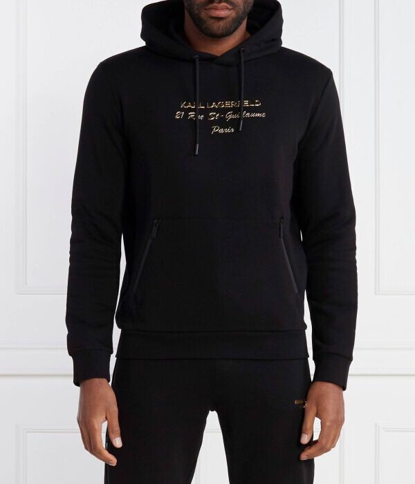 Толстовка Karl Lagerfeld Regular Fit с капюшоном, черный
Толстовка Karl Lagerfeld Regular Fit с капюшоном, черный