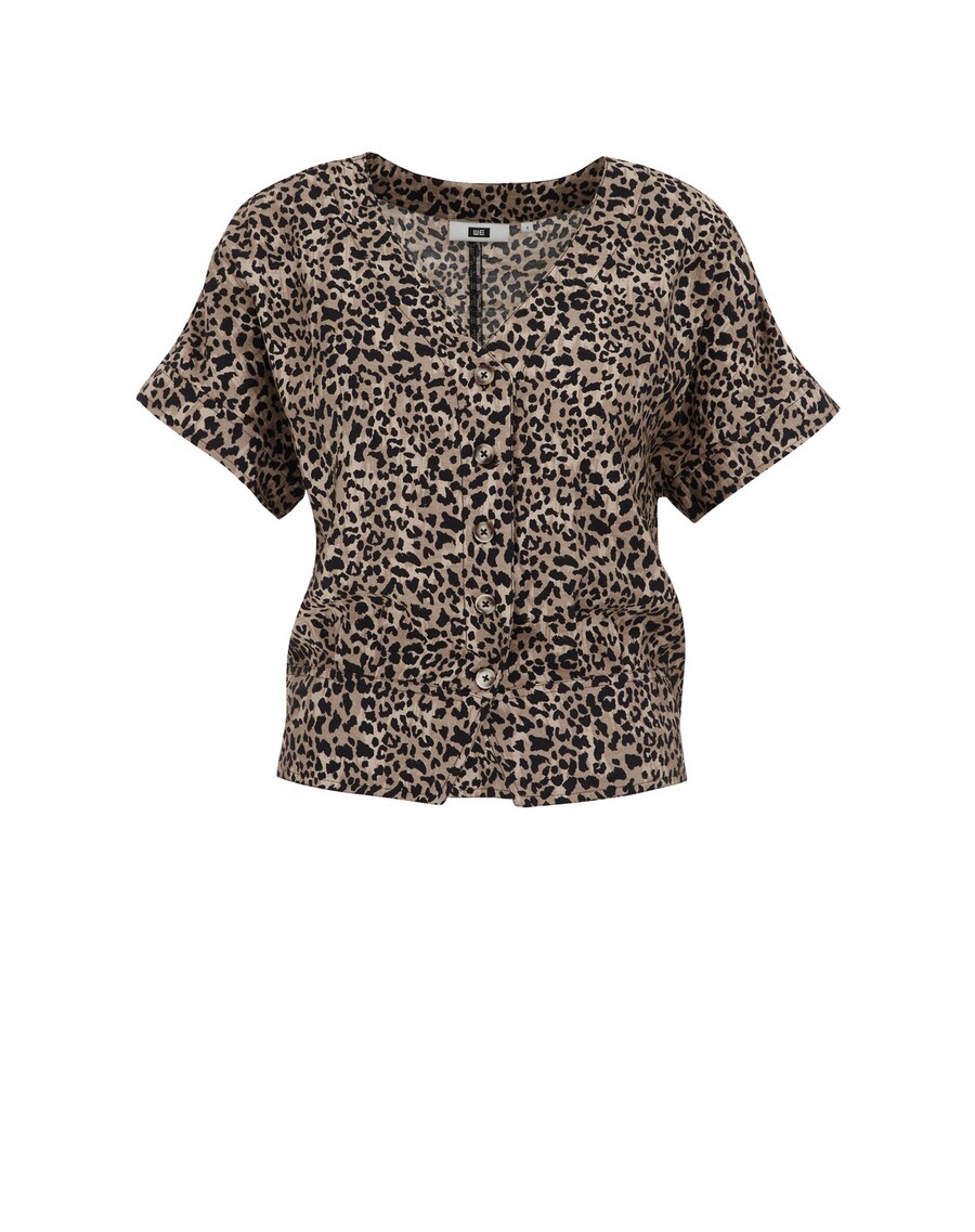 Рубашка WE Fashion, светло-коричневый 
Рубашка WE Fashion, светло-коричневый