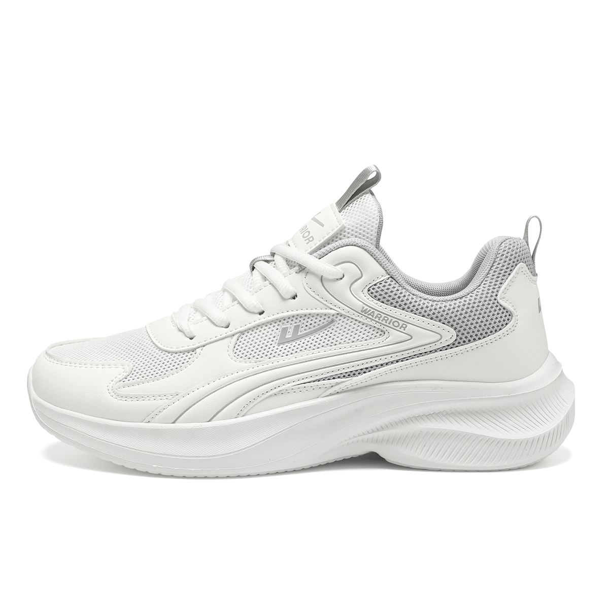 WARRIOR Мужские беговые кроссовки низкие черно-бело-серые с оранжевым, цвет White/Gray
WARRIOR Мужские беговые кроссовки низкие черно-бело-серые с оранжевым, цвет White/Gray