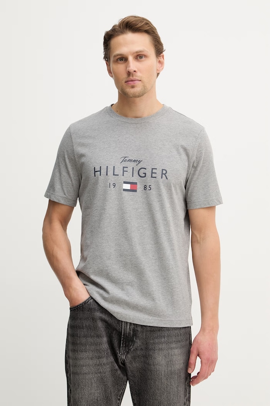 Хлопковая футболка Tommy Hilfiger, серый
Хлопковая футболка Tommy Hilfiger, серый