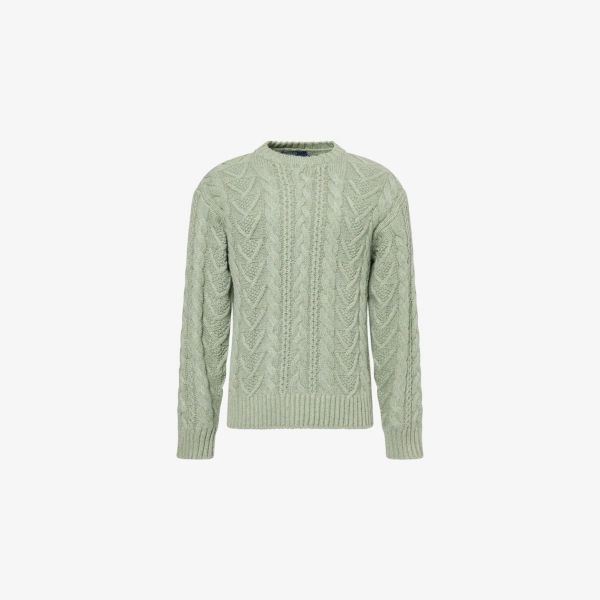 Вязаный джемпер Fisherman's из смеси хлопка и кашемира Polo Ralph Lauren, зеленый
Вязаный джемпер Fisherman's из смеси хлопка и кашемира Polo Ralph Lauren, зеленый