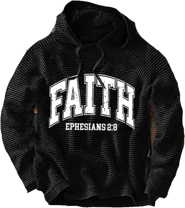 Толстовка с капюшоном Faith Ephesians 2 8 Waffle Casual для мужчин
Толстовка с капюшоном Faith Ephesians 2 8 Waffle Casual для мужчин