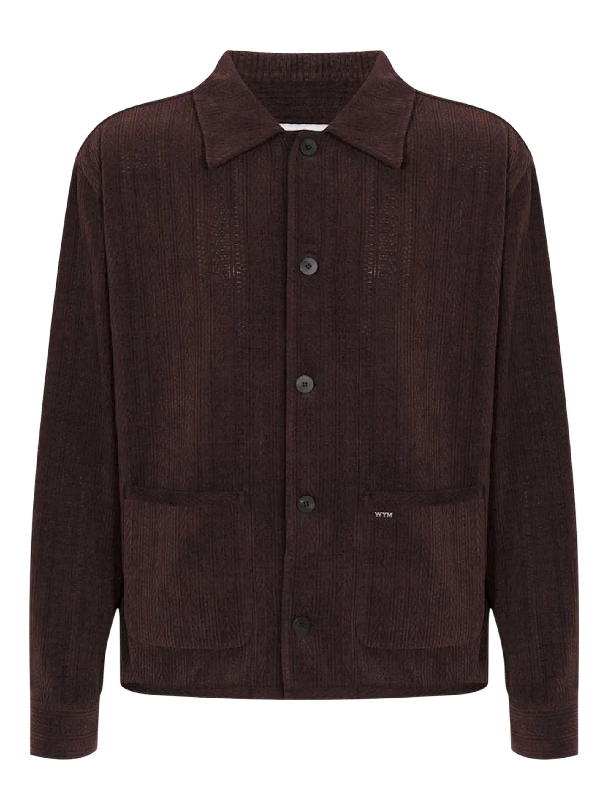 Рубашка с накладными карманами Wooyoungmi, коричневый
Рубашка с накладными карманами Wooyoungmi, коричневый