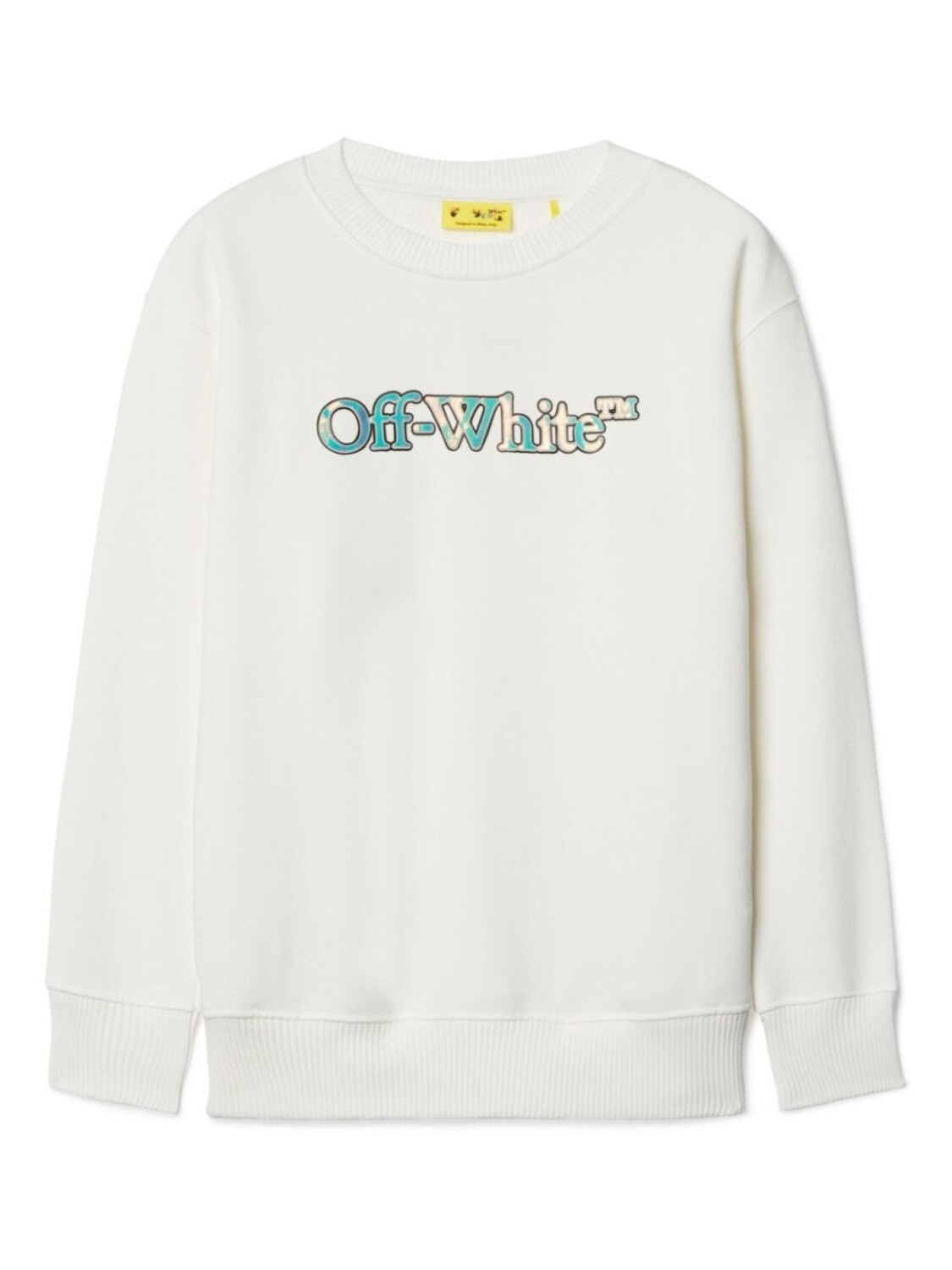 Большой книжный свитер Off-White Kids, белый
Большой книжный свитер Off-White Kids, белый