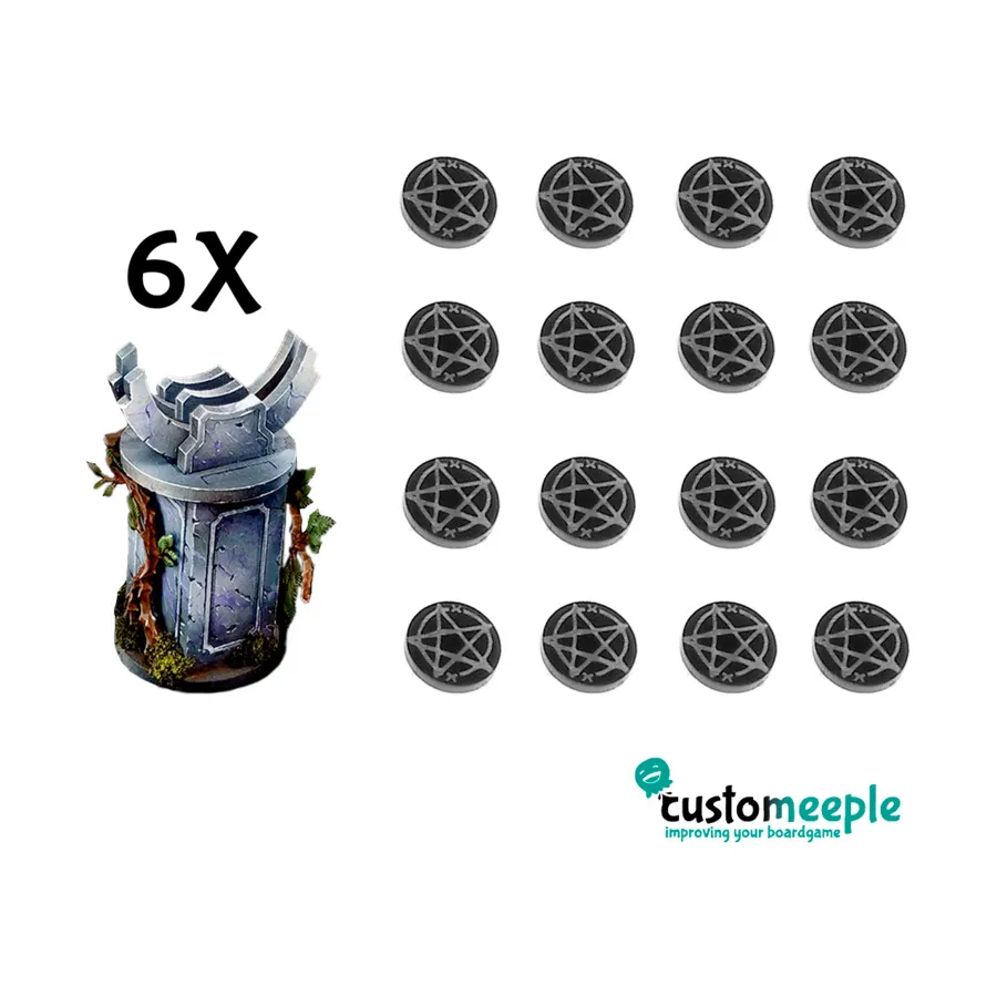 Набор «Набирая силу» «Третий сезон» (M3E), Malifaux - Tokens, Markers, & Templates (Customeeple)
Набор «Набирая силу» «Третий сезон» (M3E), Malifaux - Tokens, Markers, & Templates (Customeeple)