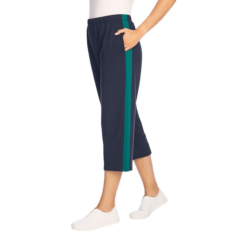 Женские хлопковые капри размера плюс с боковой полоской по бокам Woman Within, цвет Navy Waterfall
Женские хлопковые капри размера плюс с боковой полоской по бокам Woman Within, цвет Navy Waterfall