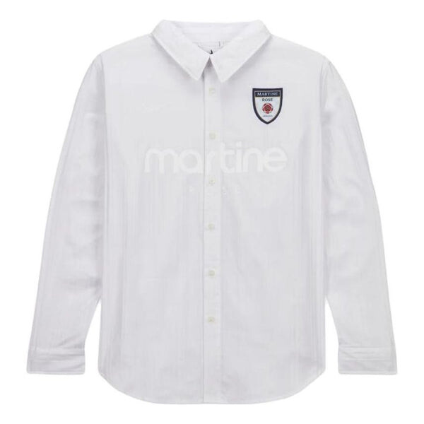 Рубашка martine rose Nike, белый
Рубашка martine rose Nike, белый