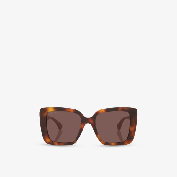 Солнцезащитные очки Gucci в квадратной оправе из ацетата, коричневый
Солнцезащитные очки Gucci в квадратной оправе из ацетата, коричневый