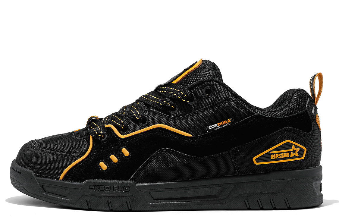RIPSTAR Кроссовки для скейтбординга SKBD Pro Low top Unisex Black Gold
RIPSTAR Кроссовки для скейтбординга SKBD Pro Low top Unisex Black Gold