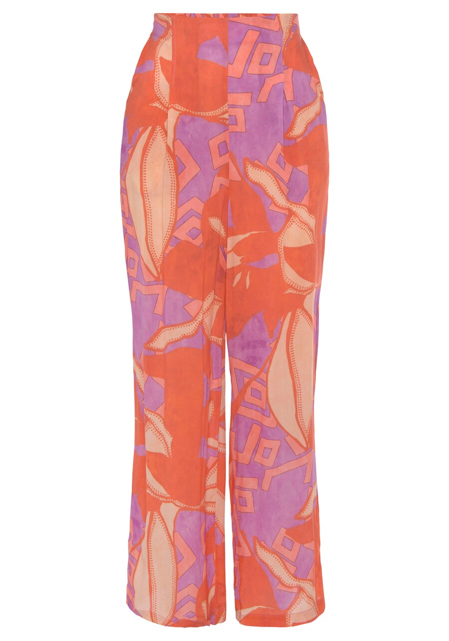 Широкие брюки LASCANA, фиолетовый
Широкие брюки LASCANA, фиолетовый