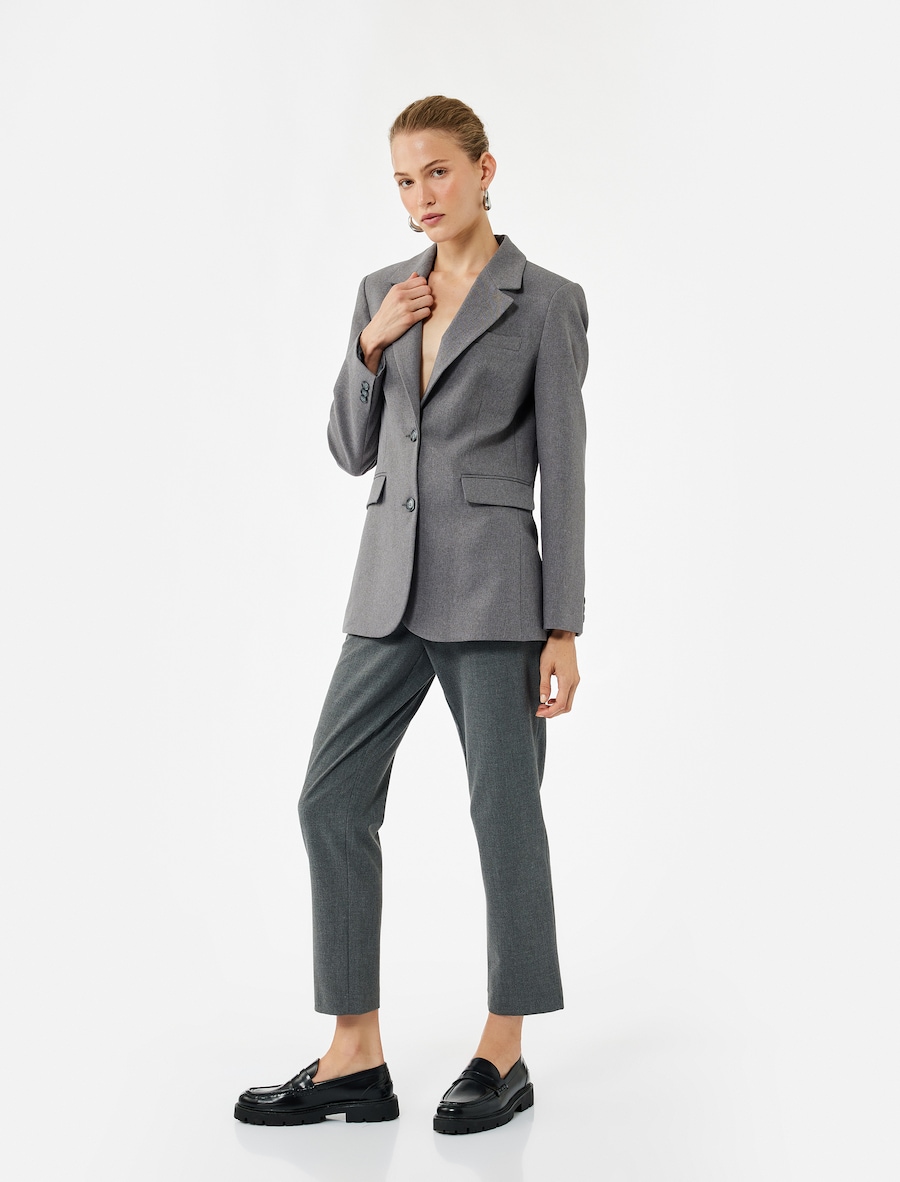 Узкие брюки Koton, серый
Узкие брюки Koton, серый