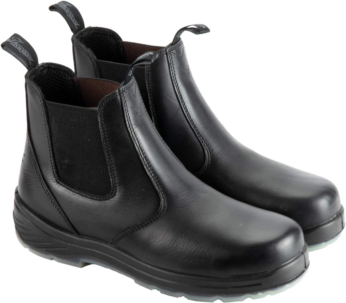 Ботинки Thorogood 6” Slip On для мужчин и женщин - кожаные с мягким носком, быстросъемной застежкой, противоскользящей подошвой и полупрозрачным не оставляющим следов низом; соответствует стандарту EH, черный
Ботинки Thorogood 6” Slip On для мужчин и женщин - кожаные с мягким носком, быстросъемной застежкой, противоскользящей подошвой и полупрозрачным не оставляющим следов низом; соответствует стандарту EH, черный