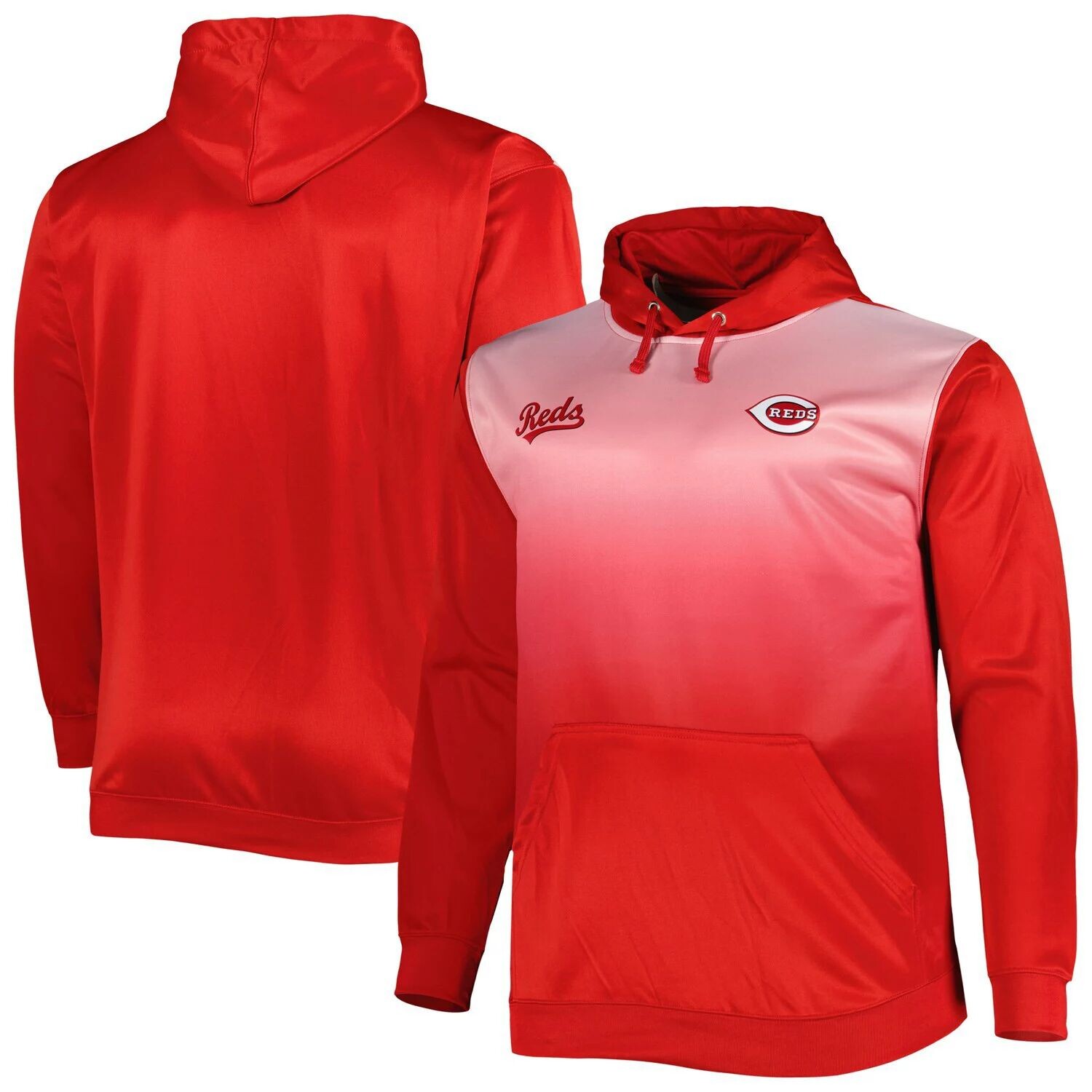 Мужской красный пуловер с капюшоном из сублимированного флиса Cincinnati Reds Fade
Мужской красный пуловер с капюшоном из сублимированного флиса Cincinnati Reds Fade