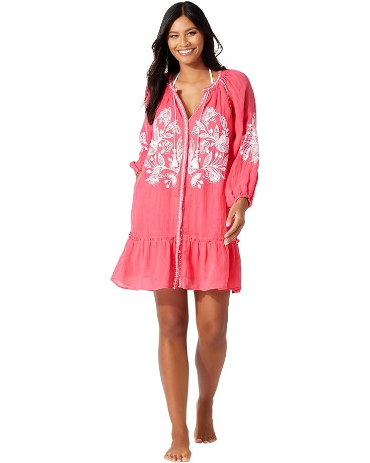 Платье Tommy Bahama Linen Gauze Tunic, цвет Coral Coast
Платье Tommy Bahama Linen Gauze Tunic, цвет Coral Coast