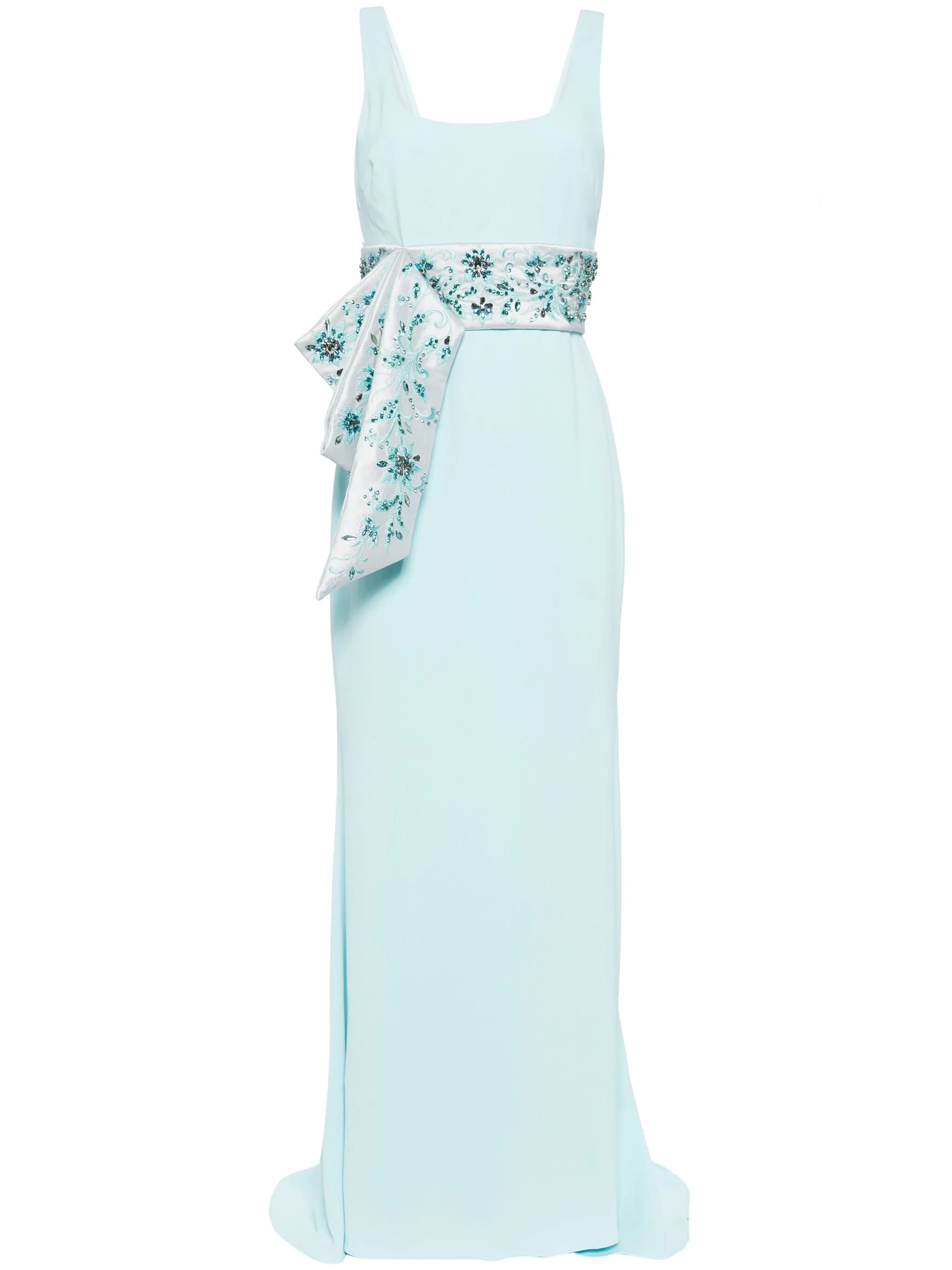 Вечернее платье без рукавов Badgley Mischka, синий
Вечернее платье без рукавов Badgley Mischka, синий