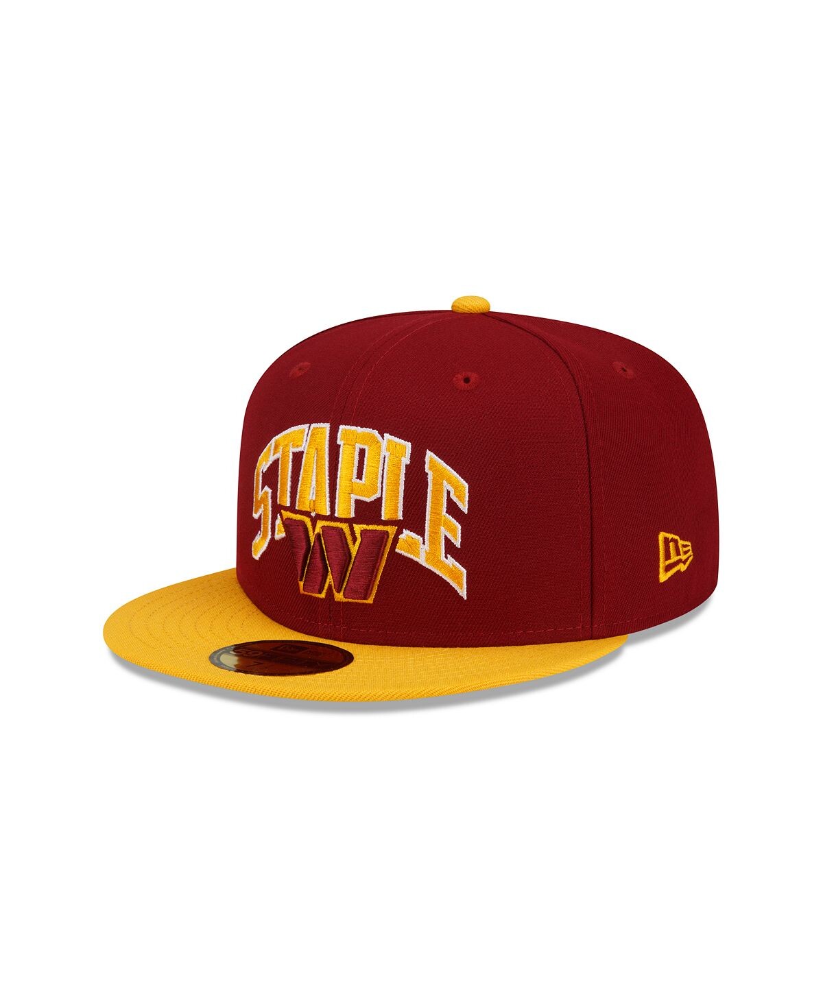 Мужская шляпа X Staple бордового и золотого цвета Washington Commanders Pigeon 59Fifty. New Era
Мужская шляпа X Staple бордового и золотого цвета Washington Commanders Pigeon 59Fifty. New Era