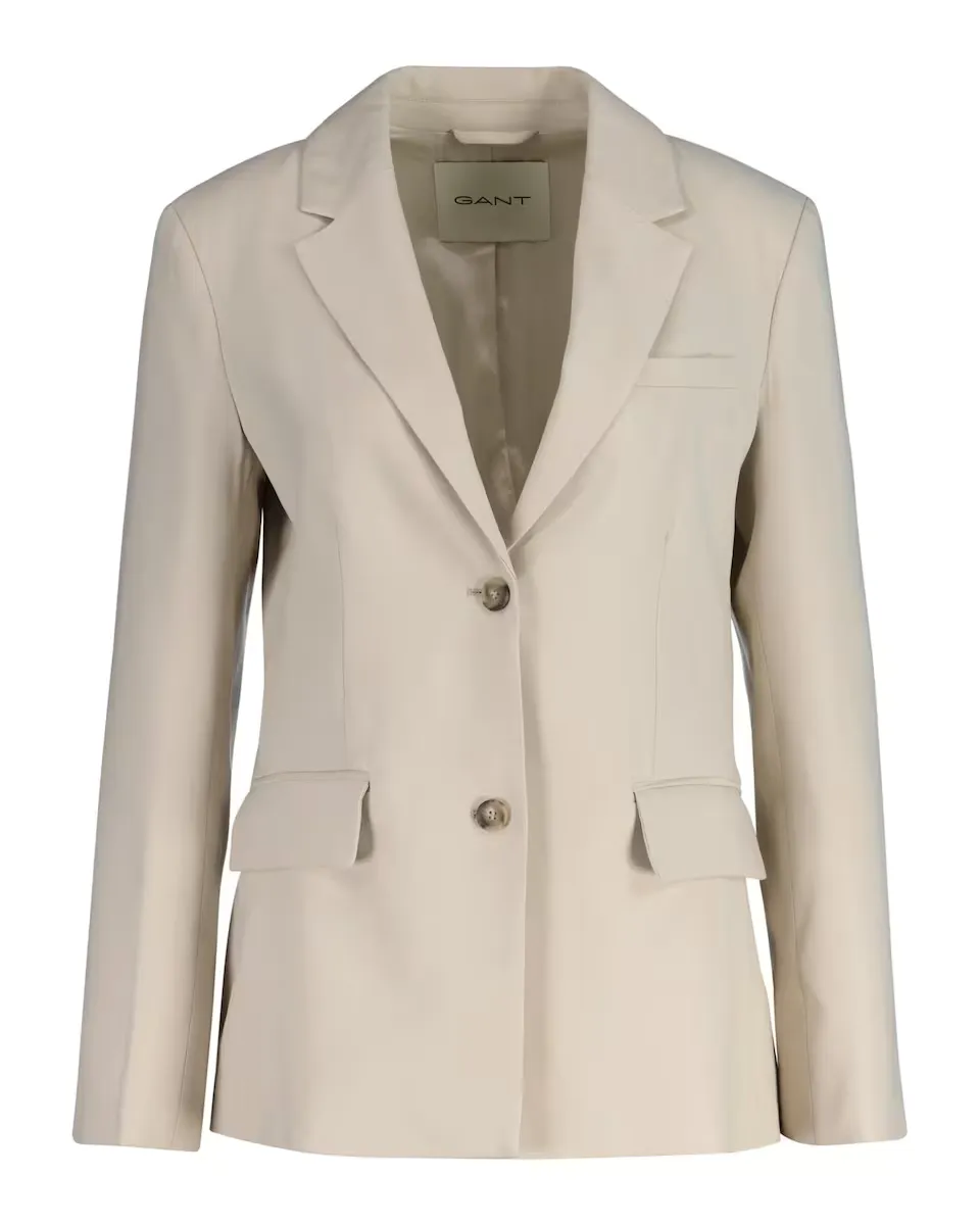 Женский блейзер Slim с клапанами на карманах Gant, бежевый
Женский блейзер Slim с клапанами на карманах Gant, бежевый