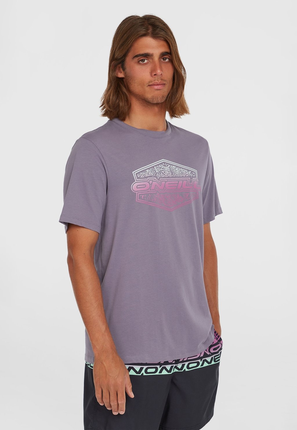 Футболка с принтом O'Neill, сиреневый 
Футболка с принтом O'Neill, сиреневый