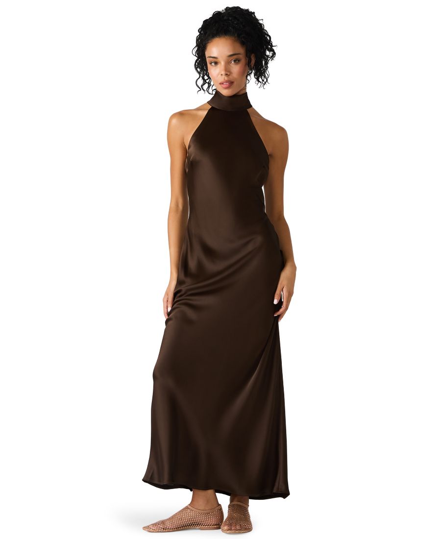 Женское атласное макси-платье Lara Steve Madden, Dark Espresso
Женское атласное макси-платье Lara Steve Madden, Dark Espresso