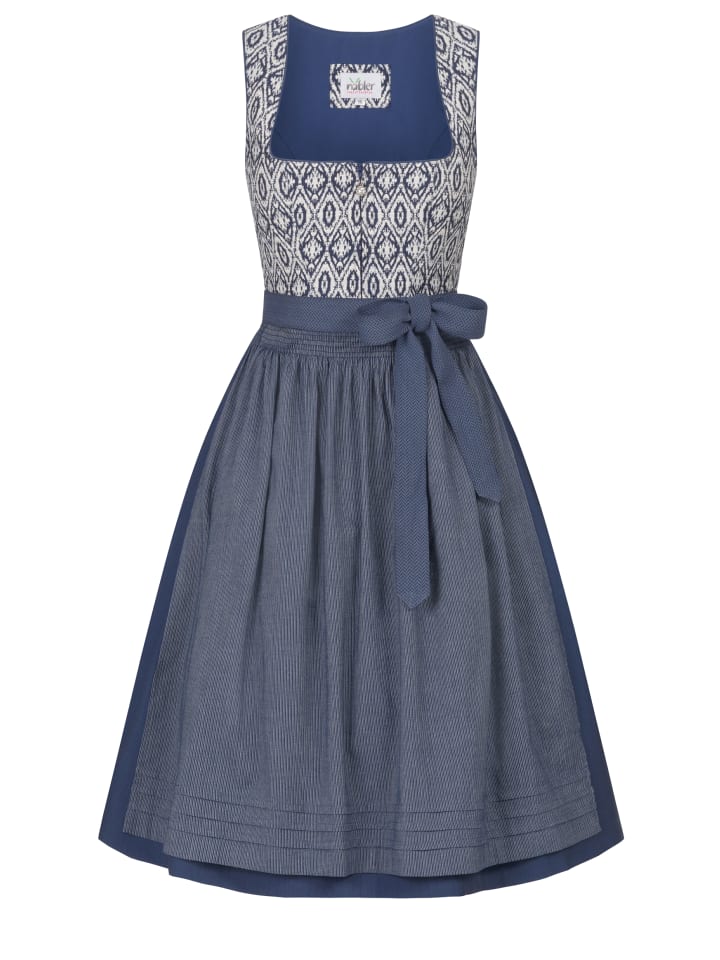 Nübler Миди дирндль Гудрун синего цвета
Nübler Миди дирндль Гудрун синего цвета