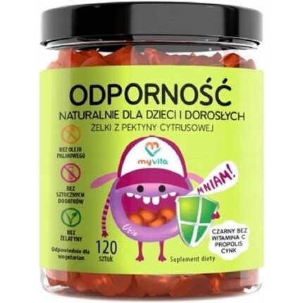 Резистентные витамины Минералы Пищевые добавки для детей и взрослых 2 мармеладки в день 120 гелей, Myvita
Резистентные витамины Минералы Пищевые добавки для детей и взрослых 2 мармеладки в день 120 гелей, Myvita