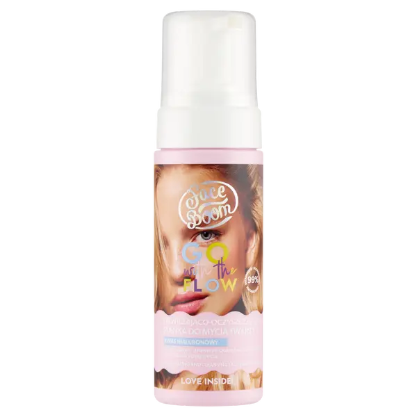 Увлажняющая и очищающая пенка для умывания лица, 150 мл Faceboom Go with the flow
Увлажняющая и очищающая пенка для умывания лица, 150 мл Faceboom Go with the flow