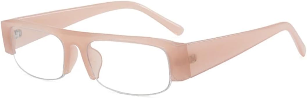 Винтажные маленькие прямоугольные солнцезащитные очки для женщин, защита от УФ-излучения UV400, модные очки для мужчин в полуободковой оправе TVTBBVV, Jelly Pink Clear
Винтажные маленькие прямоугольные солнцезащитные очки для женщин, защита от УФ-излучения UV400, модные очки для мужчин в полуободковой оправе TVTBBVV, Jelly Pink Clear