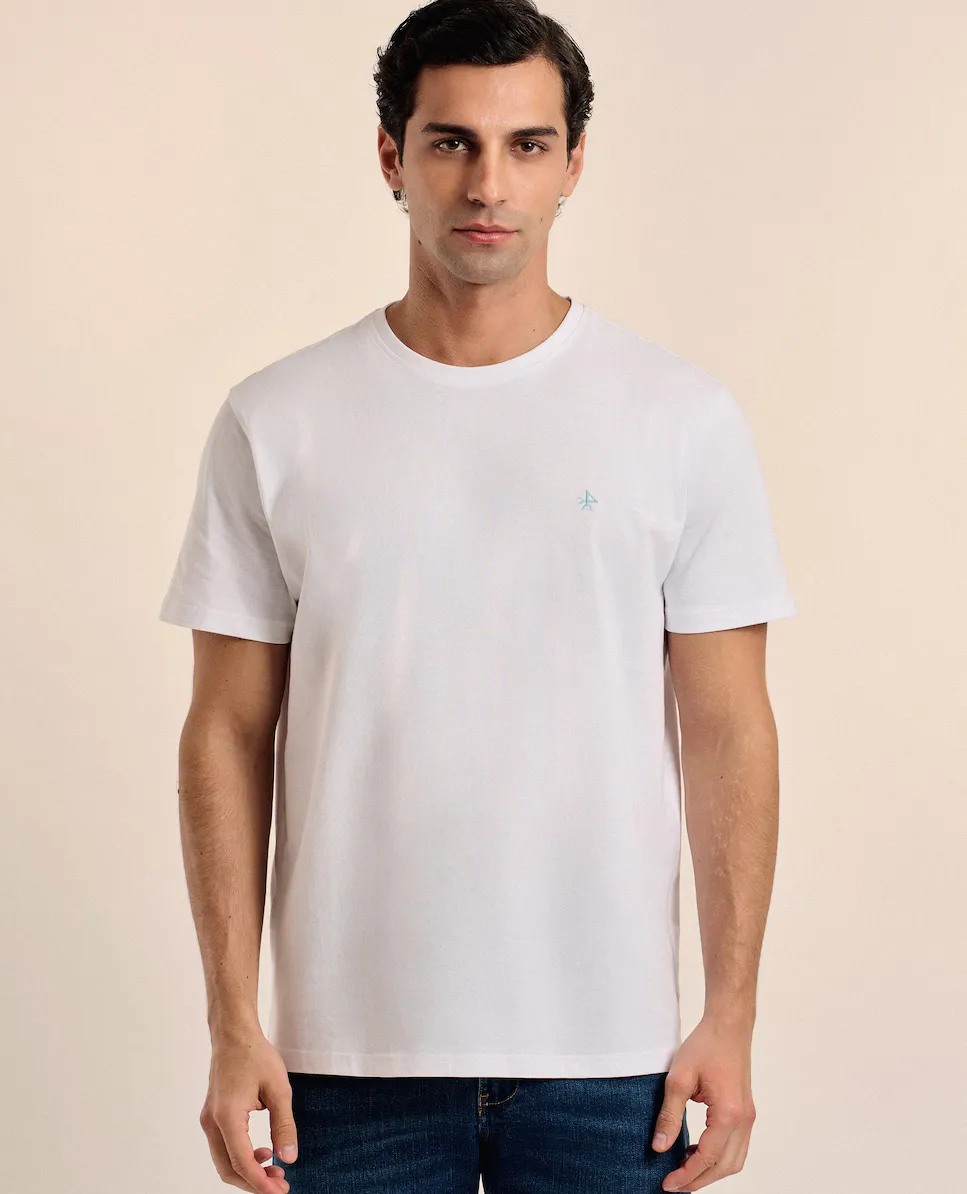 Классическая однотонная мужская футболка с коротким рукавом Valecuatro, белый
Классическая однотонная мужская футболка с коротким рукавом Valecuatro, белый