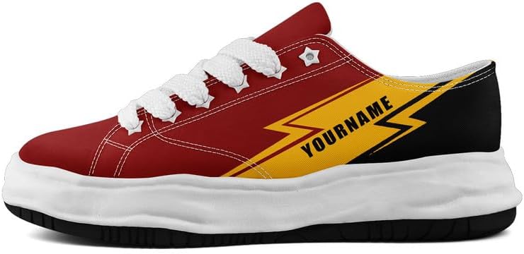 Кроссовки AWSOLE Custom Platform Canvas для мужчин и женщин, модные низкие повседневные туфли, классические удобные обувь для ходьбы, белый/красный/желтый
Кроссовки AWSOLE Custom Platform Canvas для мужчин и женщин, модные низкие повседневные туфли, классические удобные обувь для ходьбы, белый/красный/желтый