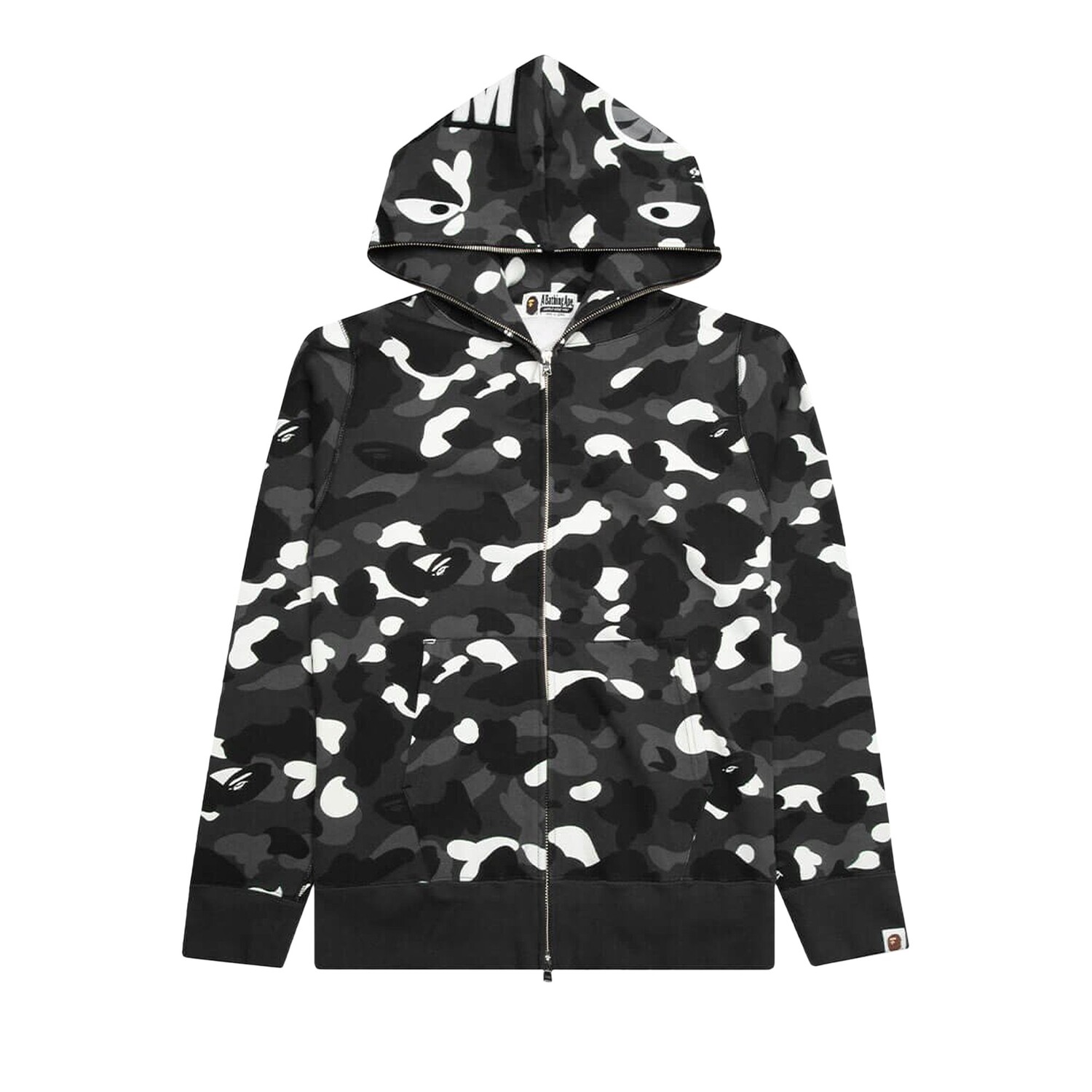 Толстовка на молнии с камуфляжным принтом BAPE City Shark, цвет Черный
Толстовка на молнии с камуфляжным принтом BAPE City Shark, цвет Черный