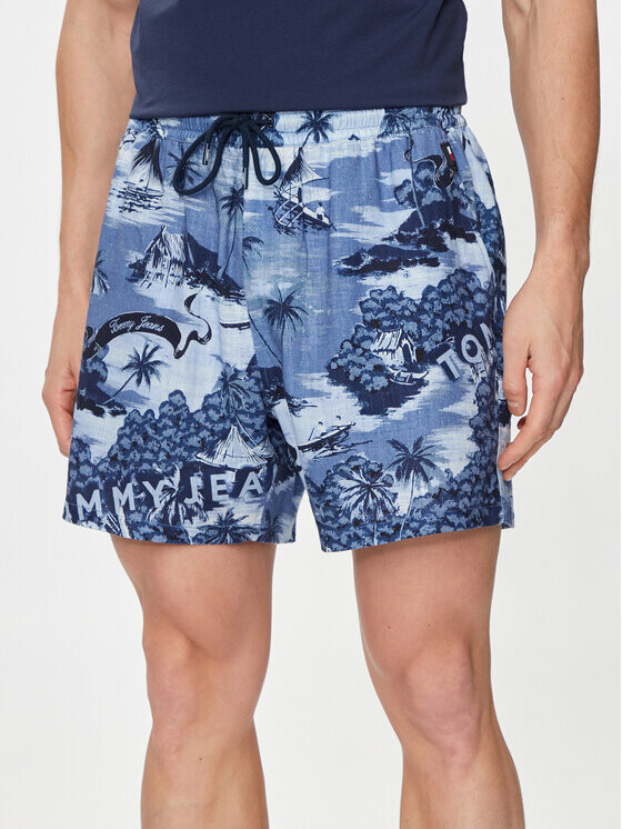 Тканевые шорты стандартного кроя Tommy Jeans, синий
Тканевые шорты стандартного кроя Tommy Jeans, синий