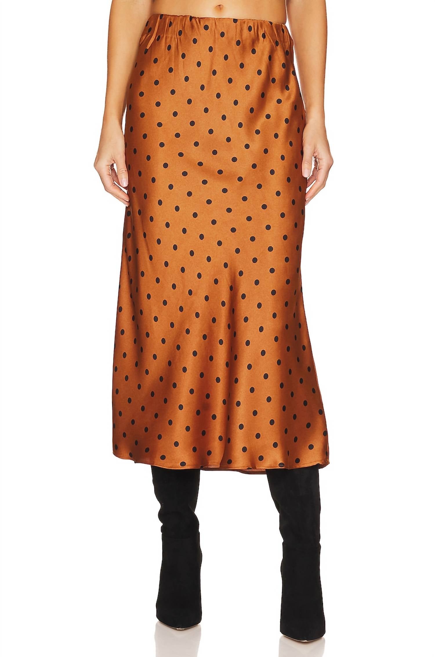 Юбка Milan Bias Cut в цвете Rust & Black MINKPINK
Юбка Milan Bias Cut в цвете Rust & Black MINKPINK