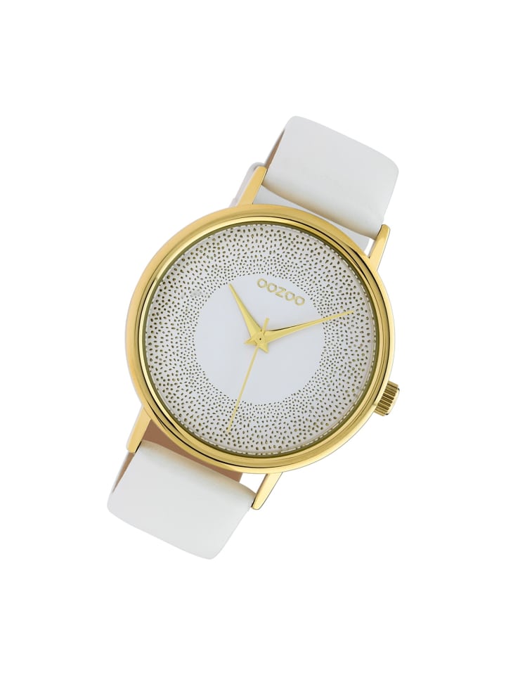 Аналоговые наручные часы Oozoo Timepieces, белые, большие (примерно 42 мм)
Аналоговые наручные часы Oozoo Timepieces, белые, большие (примерно 42 мм)