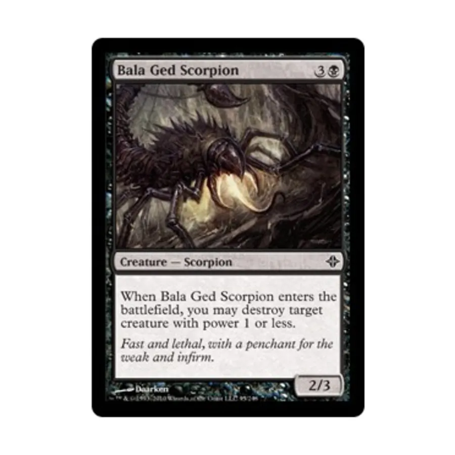 CCG Бала Гед Скорпион (C) (Фольга), MTG - Rise of the Eldrazi
CCG Бала Гед Скорпион (C) (Фольга), MTG - Rise of the Eldrazi