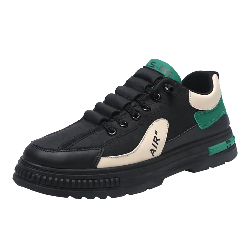 Низкие повседневные туфли для мужчин с амортизацией, противоскользящие, износостойкие, поддерживающие и балансирующие Boogie Bear, Black Green
Низкие повседневные туфли для мужчин с амортизацией, противоскользящие, износостойкие, поддерживающие и балансирующие Boogie Bear, Black Green