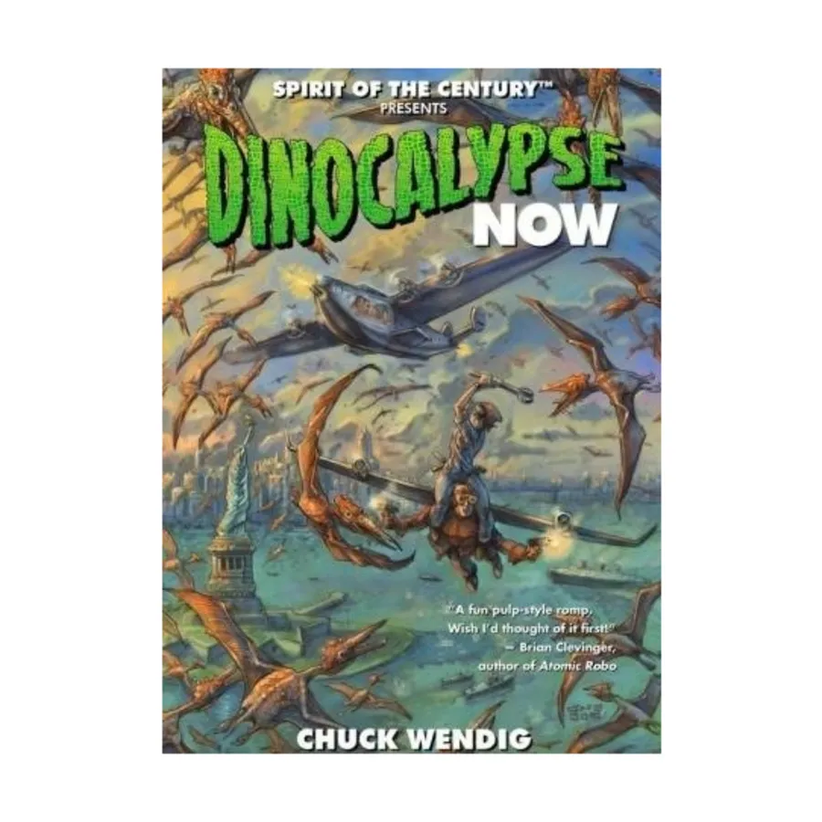 Роман в мягкой обложке Dinocalypse Now, Spirit of the Century
Роман в мягкой обложке Dinocalypse Now, Spirit of the Century