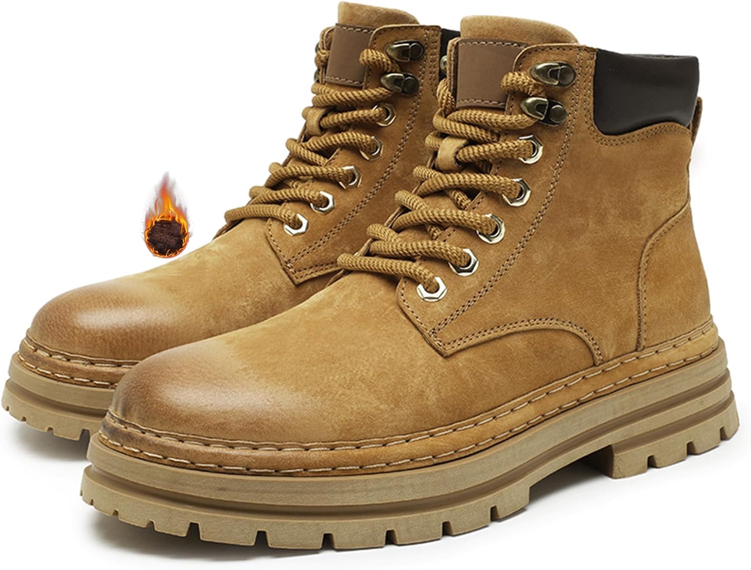 Мужские зимние туристические ботинки из натуральной кожи с модной теплой флисовой подкладкой, круглым носком, шнуровкой, высокие кроссовки для походов, комфортные, легкие, водонепроницаемые, для пеших прогулок и походов Oxneuhg, коричневый
Мужские зимние туристические ботинки из натуральной кожи с модной теплой флисовой подкладкой, круглым носком, шнуровкой, высокие кроссовки для походов, комфортные, легкие, водонепроницаемые, для пеших прогулок и походов Oxneuhg, коричневый