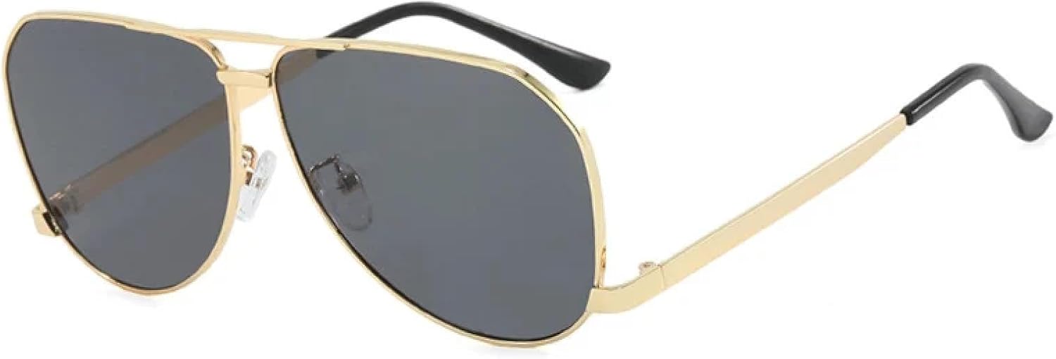 Винтажные овальные металлические солнцезащитные очки с двойной перемычкой для женщин, модные, зелено-коричневые, с защитой от УФ-излучения UV400, для мужчин TKKTLLT, Gold-black
Винтажные овальные металлические солнцезащитные очки с двойной перемычкой для женщин, модные, зелено-коричневые, с защитой от УФ-излучения UV400, для мужчин TKKTLLT, Gold-black