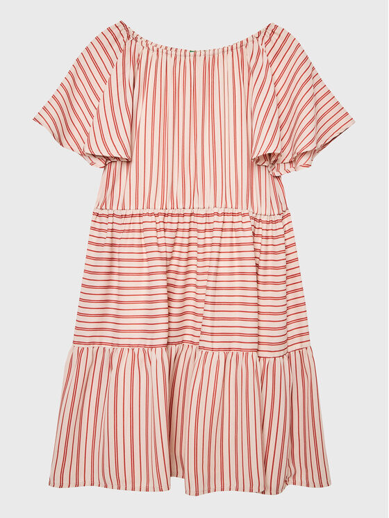 Летнее платье стандартного кроя United Colors Of Benetton, розовый
Летнее платье стандартного кроя United Colors Of Benetton, розовый