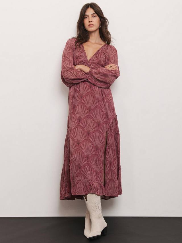 Флоральное платье макси с рукавами-блузон Mint Velvet, Red Burgundy
Флоральное платье макси с рукавами-блузон Mint Velvet, Red Burgundy