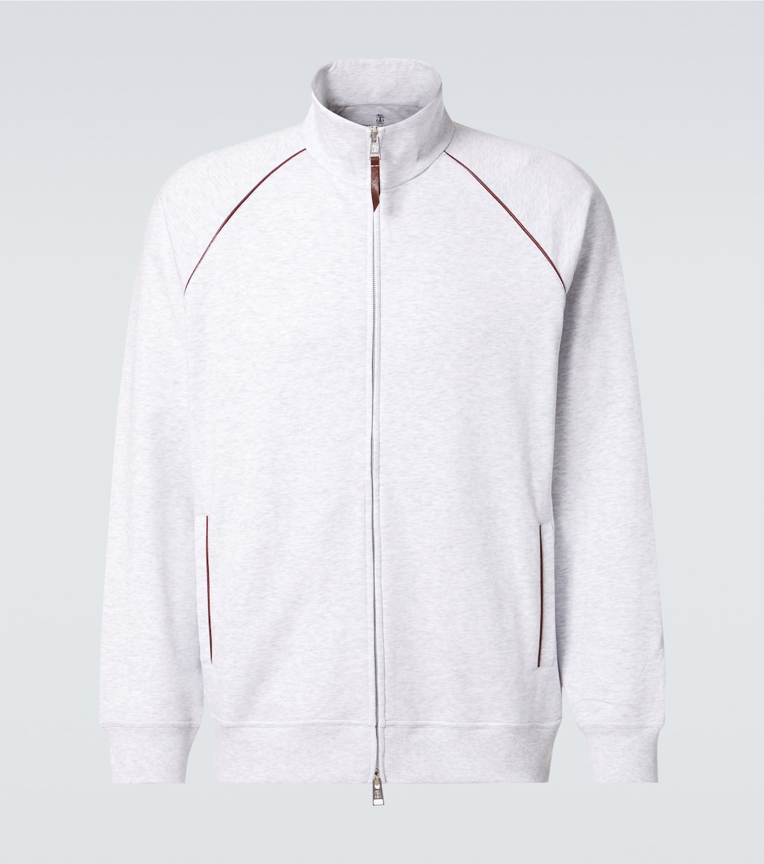 Спортивная куртка из хлопкового джерси Brunello Cucinelli, Pearl Grey
Спортивная куртка из хлопкового джерси Brunello Cucinelli, Pearl Grey