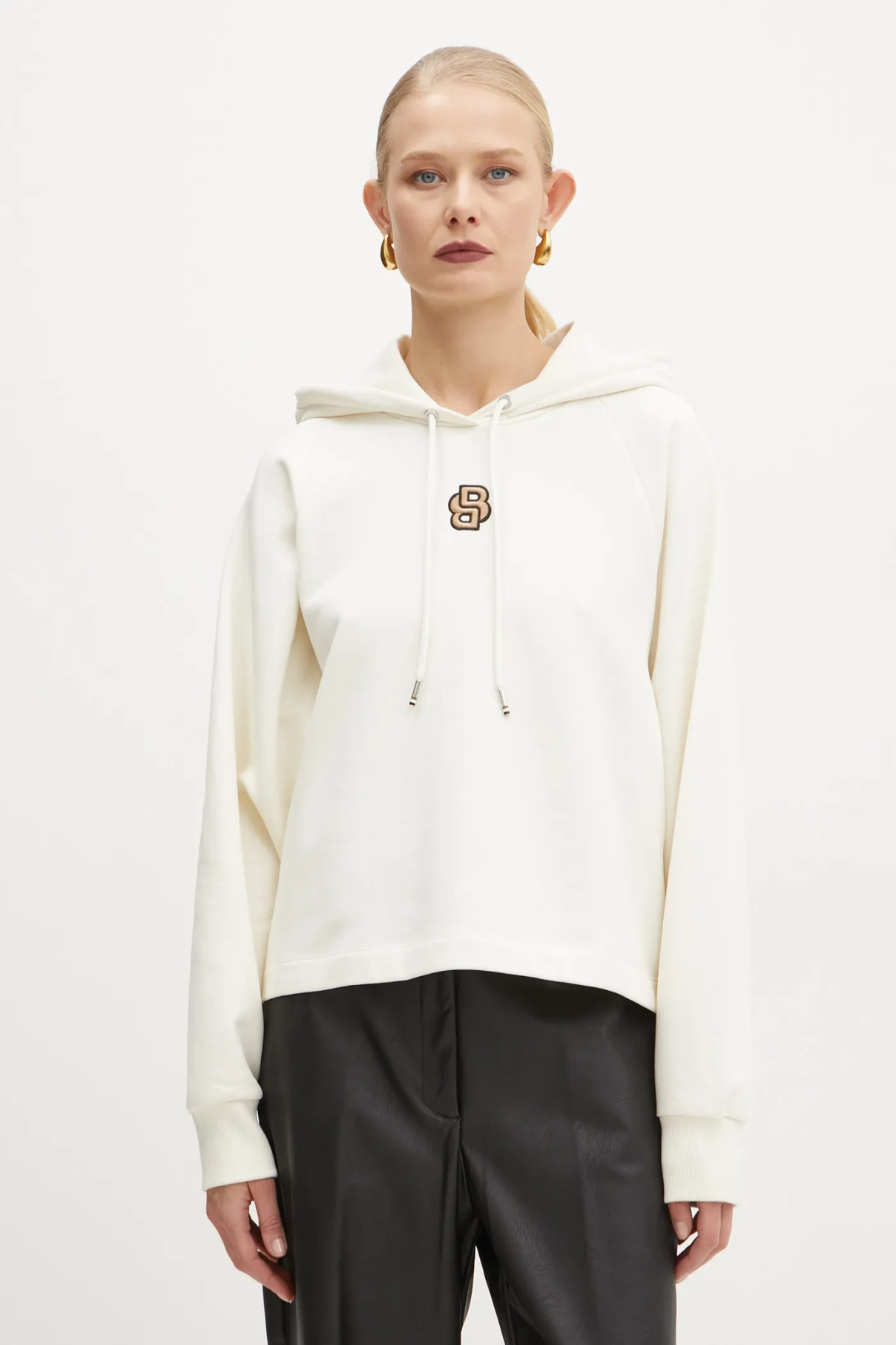 Хлопковая толстовка BOSS, бежевый
Хлопковая толстовка BOSS, бежевый