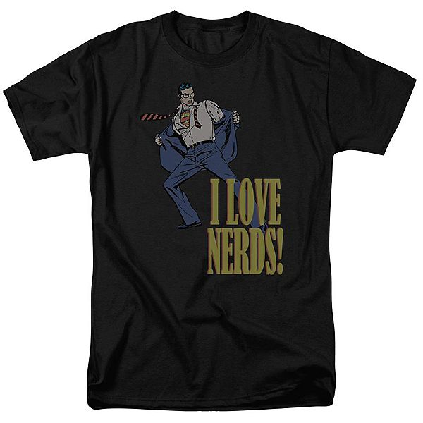 Футболка с коротким рукавом Dc comics i love nerds Licensed Character
Футболка с коротким рукавом Dc comics i love nerds Licensed Character