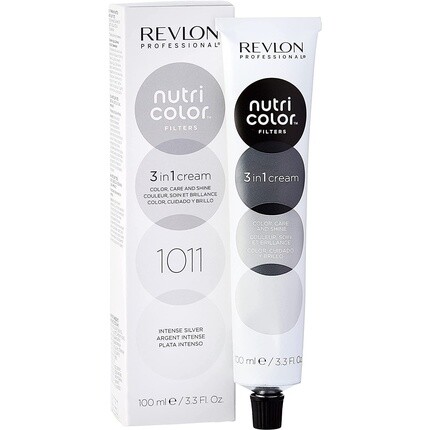 Nutri Color Filters 1011/Интенсивное серебро 100мл, Revlon 
Nutri Color Filters 1011/Интенсивное серебро 100мл, Revlon