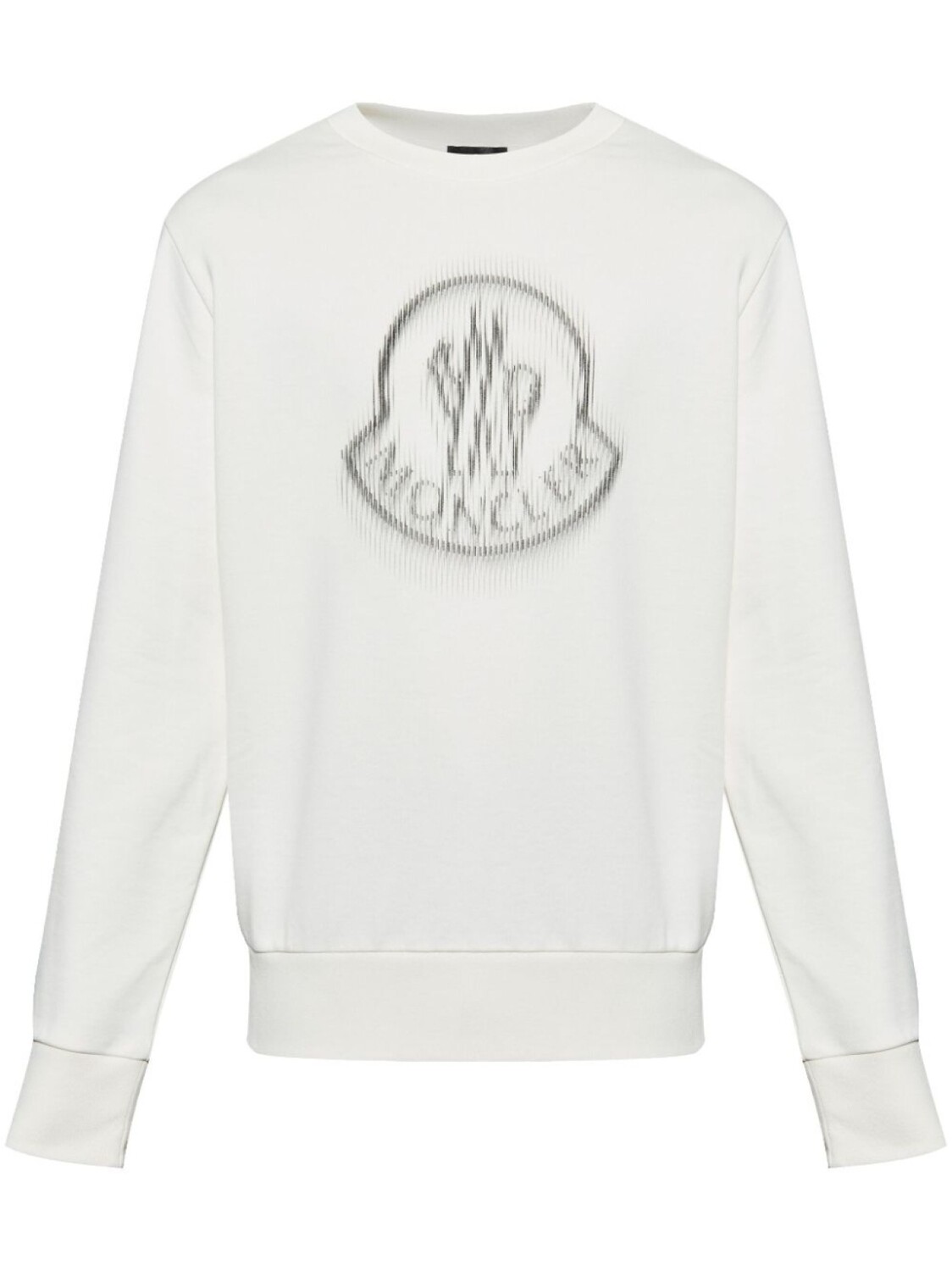 Толстовка с размытым логотипом Moncler, нейтральный 
Толстовка с размытым логотипом Moncler, нейтральный